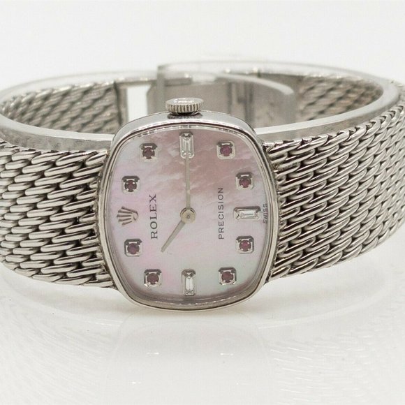 Rolex Pink Ruby 18k Ladies Watch! RARE!!!! main image 7